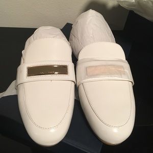 NWT Cole Haan White Aria Mule/Flats